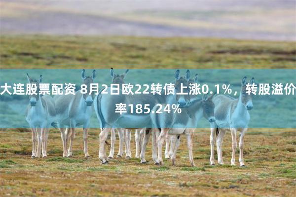 大连股票配资 8月2日欧22转债上涨0.1%，转股溢价率185.24%