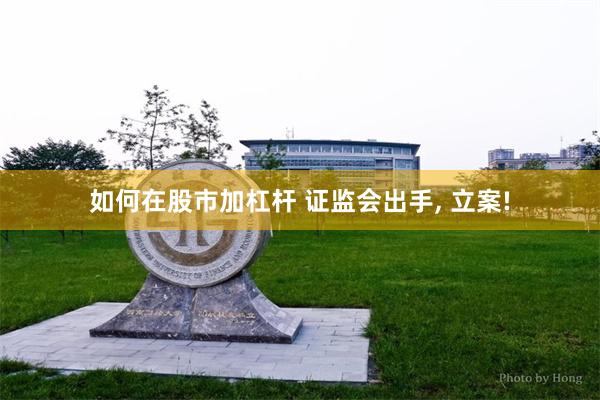 如何在股市加杠杆 证监会出手, 立案!